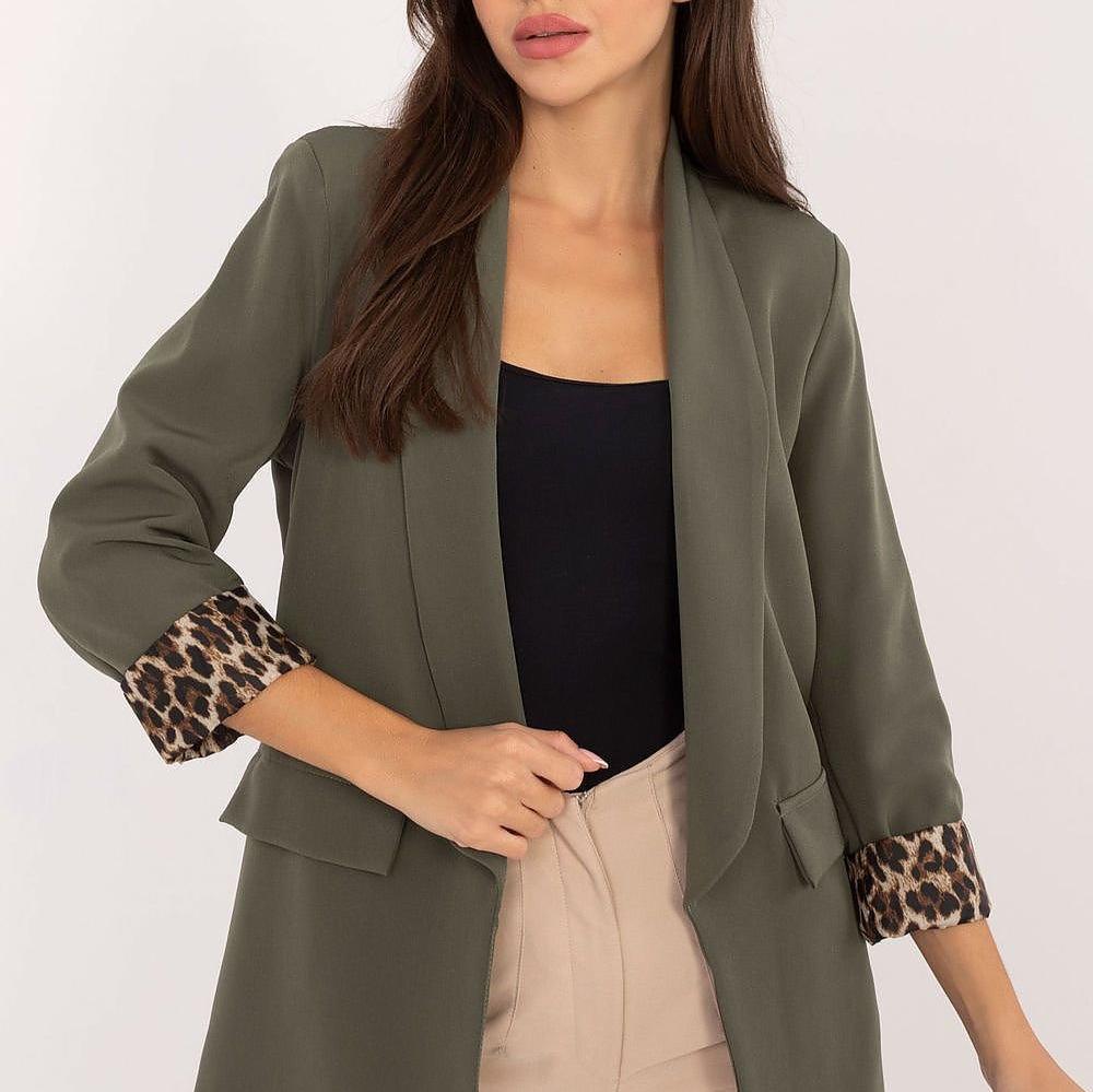 Berg-Feldt | Blazer à détails léopard Élégant et intemporel Coupe unique