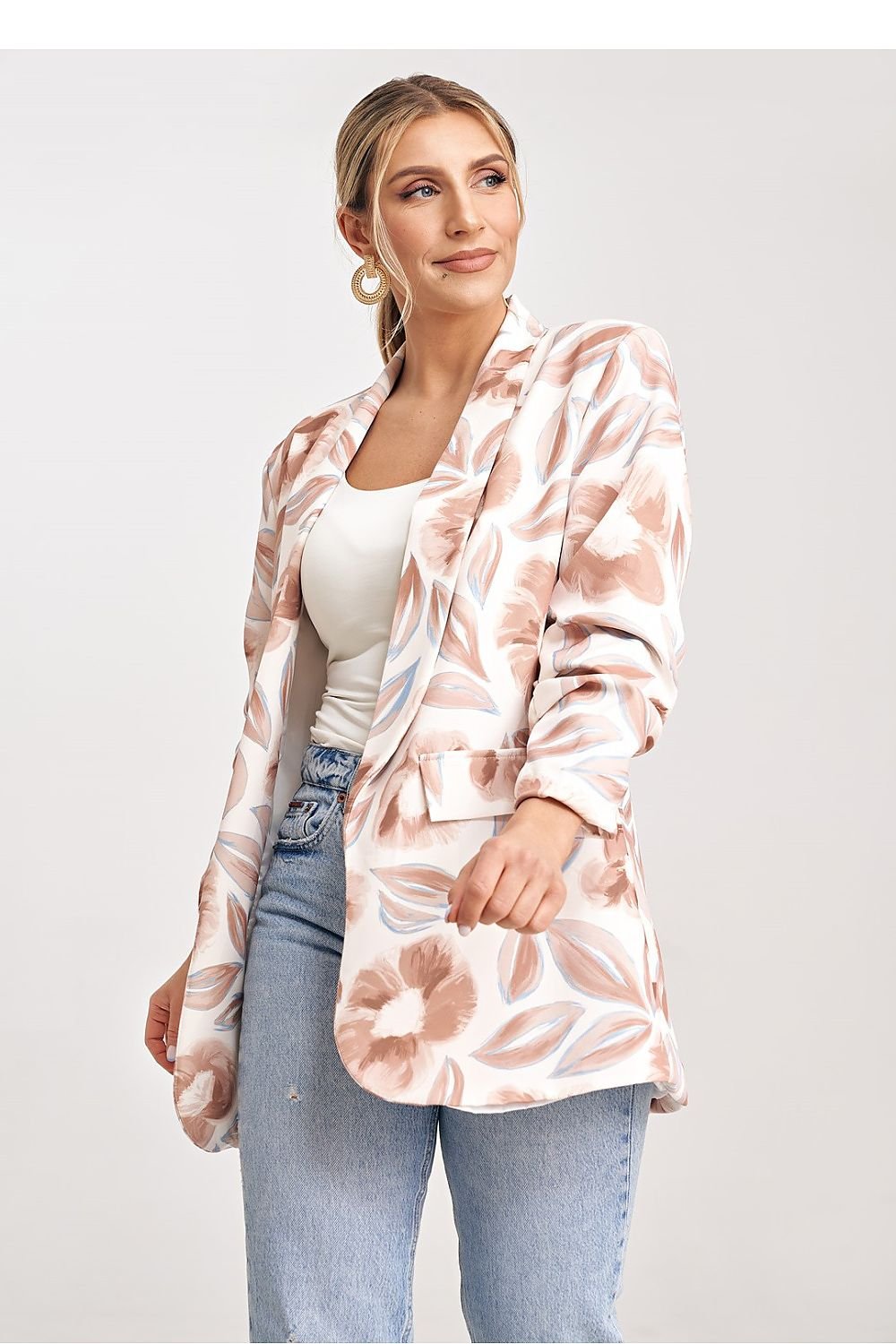 Berg-Feldt | Blazer à motif floral Léger et élégant Design raffiné