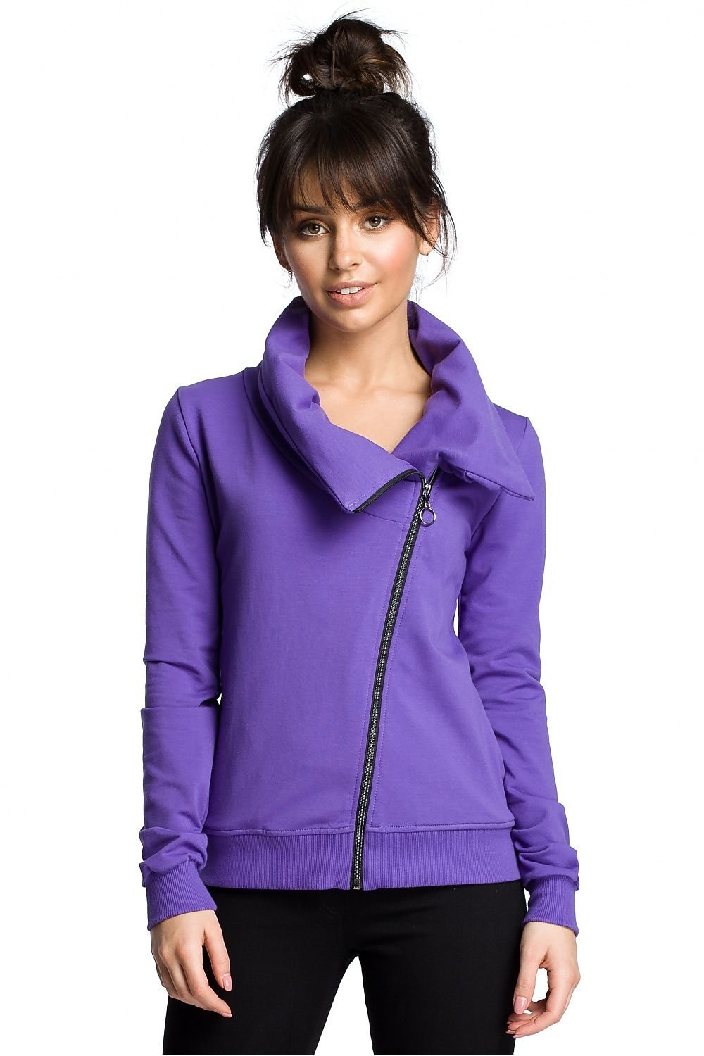 Berg-Feldt | Sweat-shirt asymétrique à col montant Doux et Tendance Look Moderne