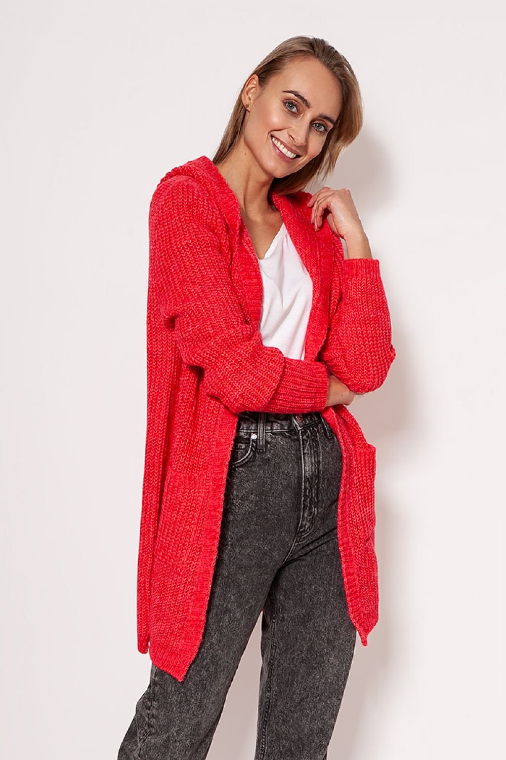 Berg-Feldt | Strickjacke mit Kapuze Soft und Warm Lässiger Look