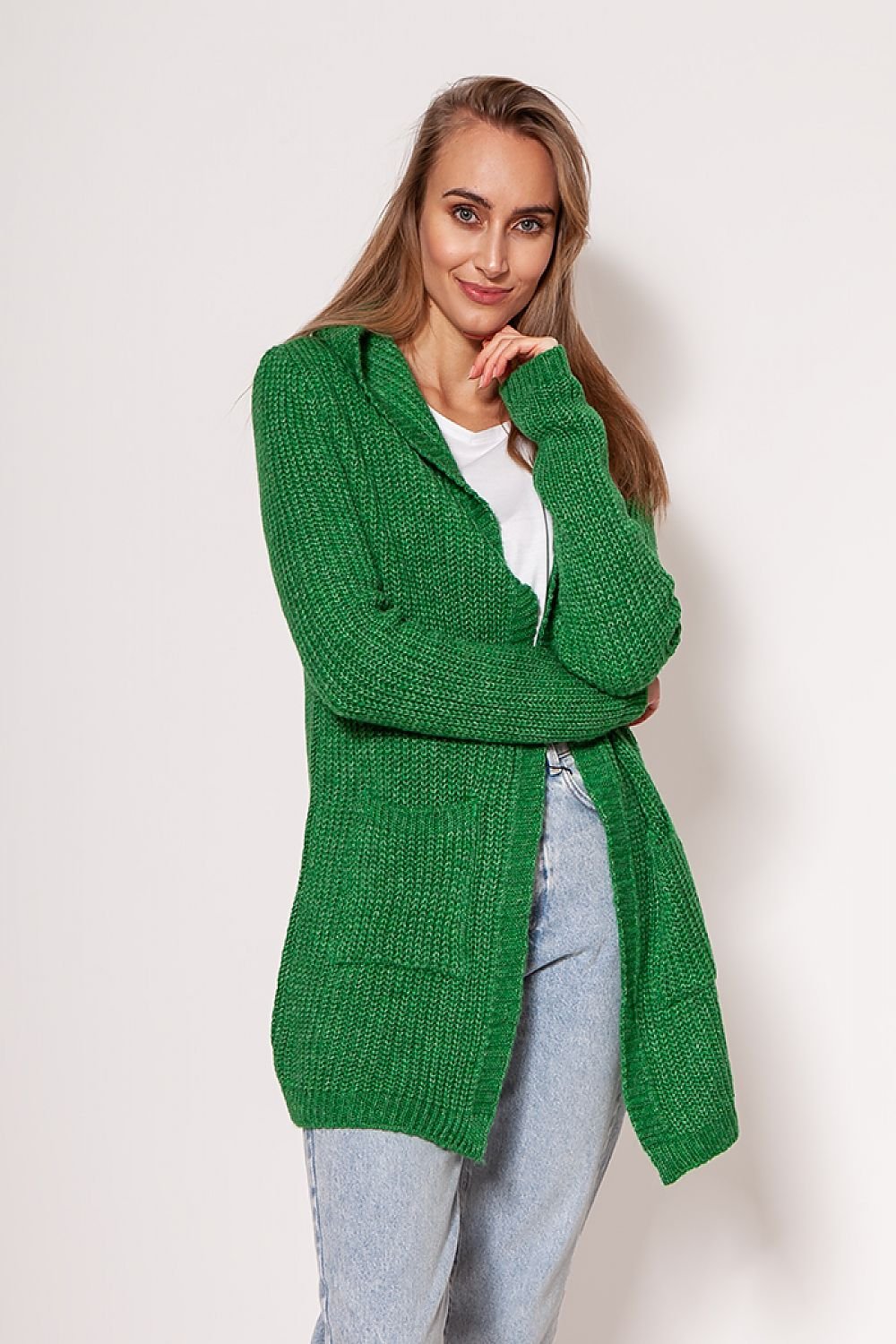 Berg-Feldt | Strickjacke mit Kapuze Soft und Warm Lässiger Look