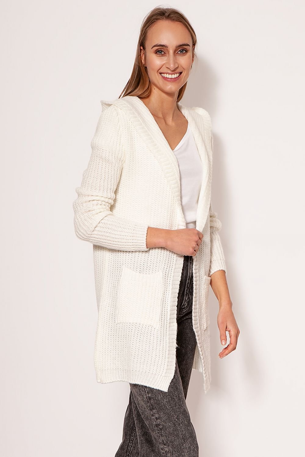 Berg-Feldt | Strickjacke mit Kapuze Soft und Warm Lässiger Look