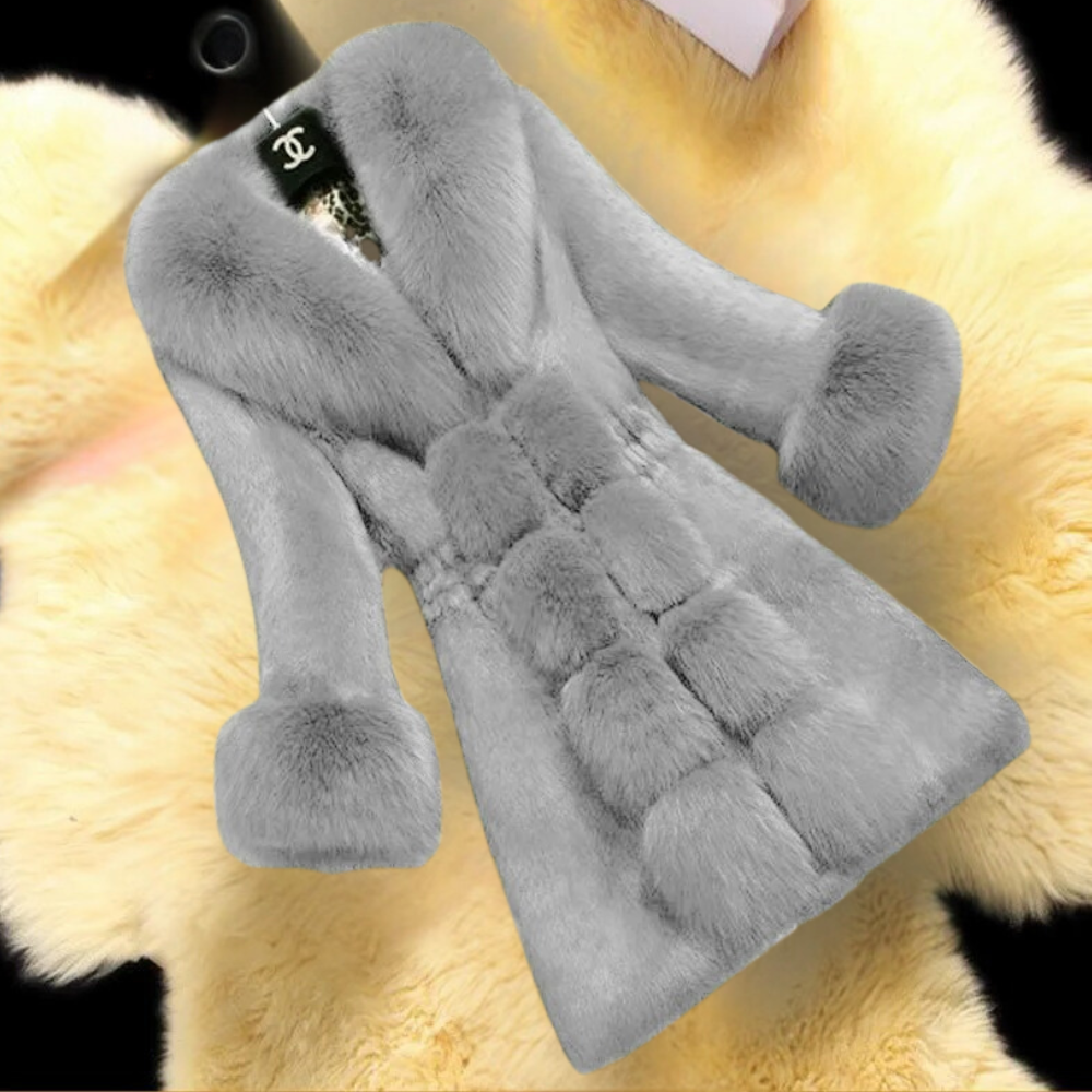 Berg-Feldt | Manteau d'hiver imitation fourrure classique pour femmes