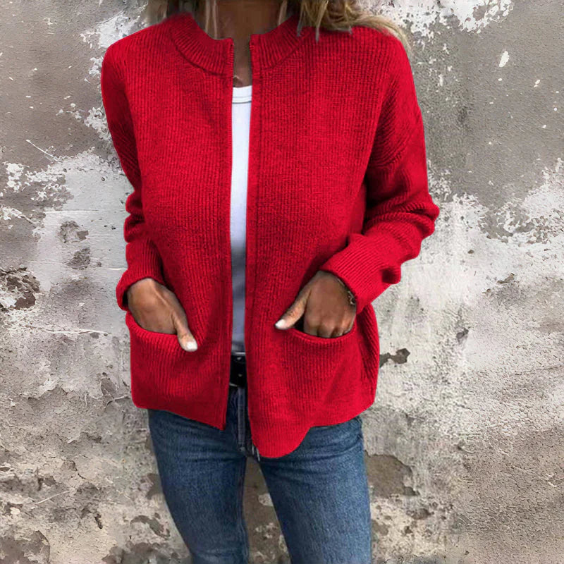 JENELL Cardigan à grandes poches