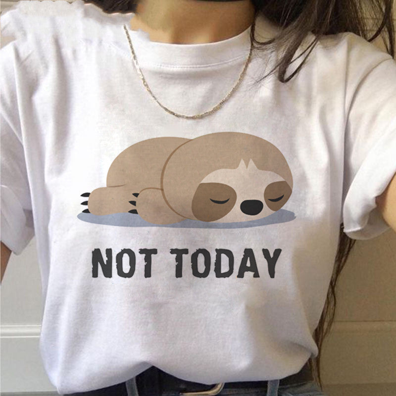 Damen T-Shirt mit Kawaii-Druck von Fudus