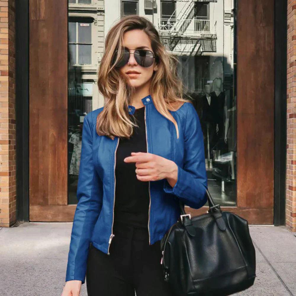 Berg-Feldt | italienische Leder-Bikerjacke