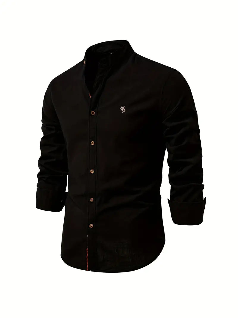 Benjamin : chemise à manches longues boutonnée pour le printemps