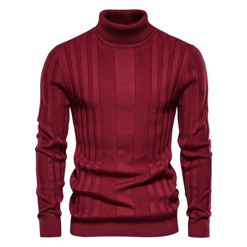 Chandail pour homme à col roulé élégant