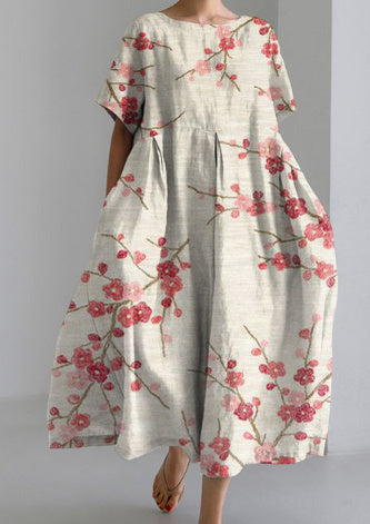 Robe aspect coton avec impression 3D Fudus