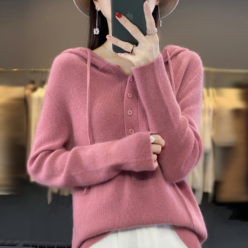 Fudus Kapuzenpullover mit Kordelzug