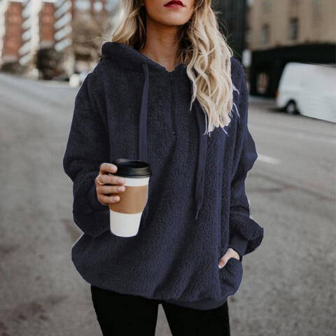 Sweat à capuche Fudus pour femme avec cordon de serrage