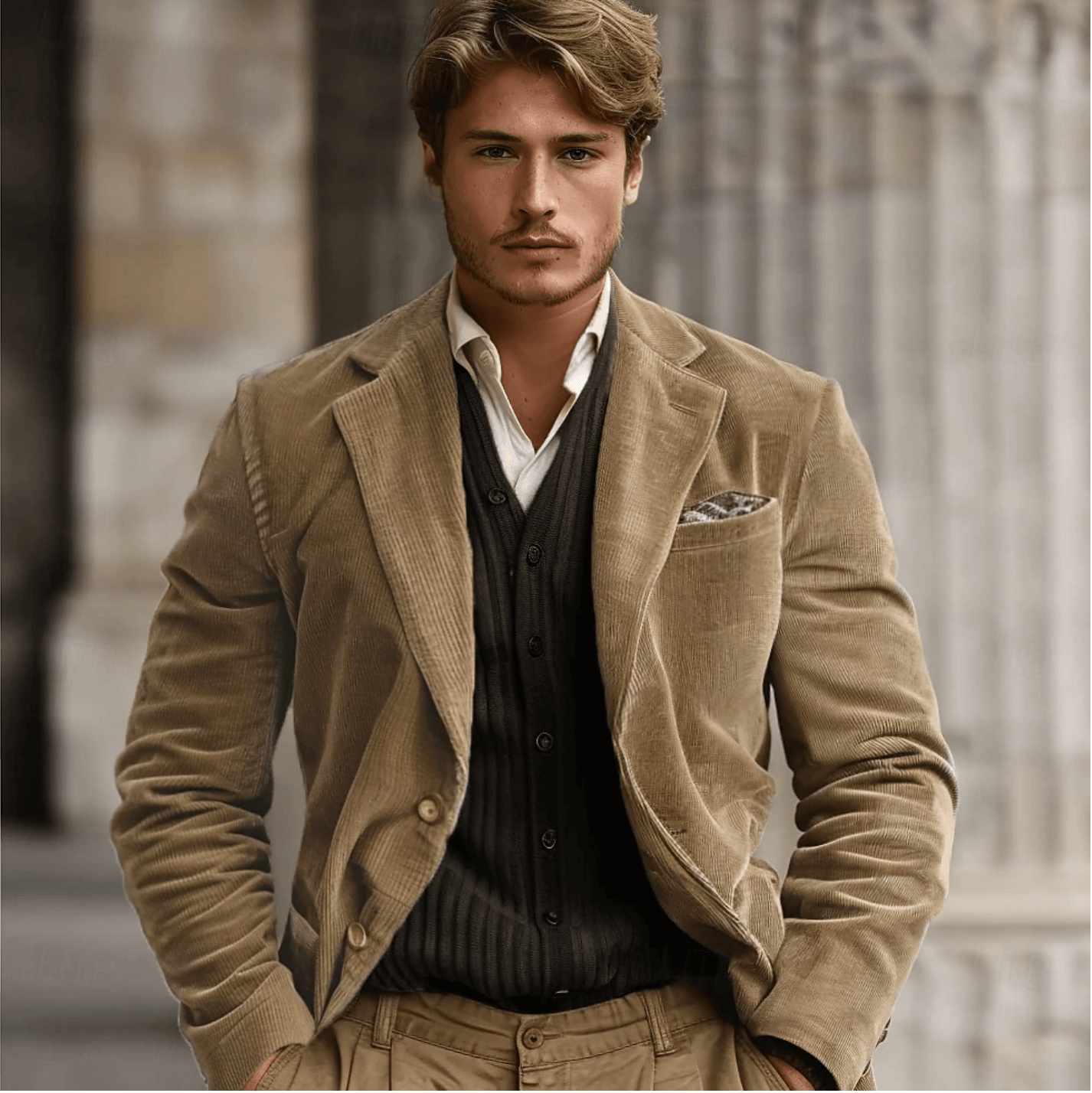 Berg-Feldt | Herren Slim Fit Cordura Blazerjacke