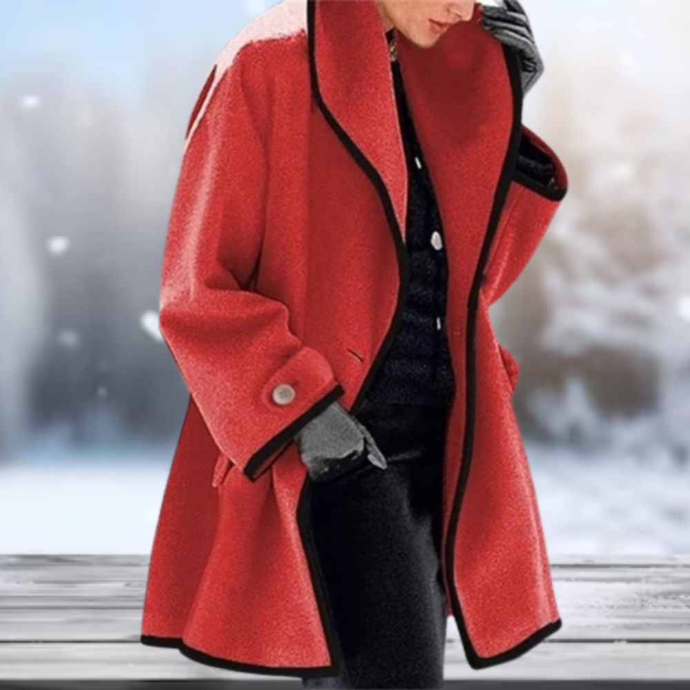 Retro Wollmantel für Damen – Carmel