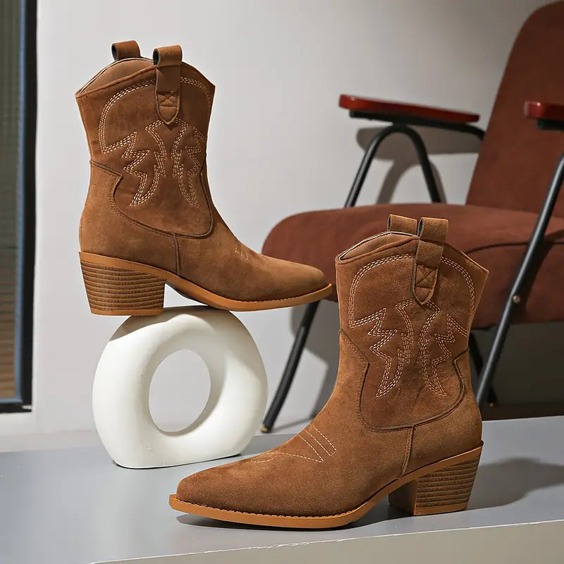 Berg-Feldt | Bottes western brodées pour femmes