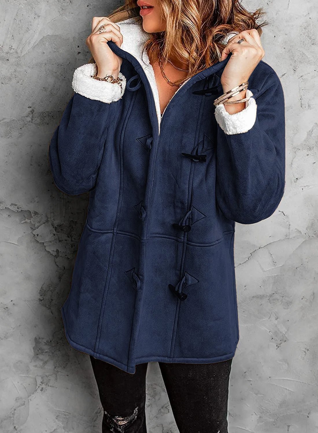 Berg-Feldt | Veste polaire chaude et douillette à capuche pour femme