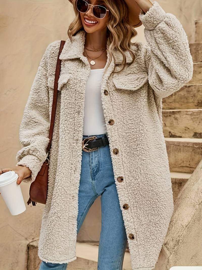 Berg-Feldt | Übermantel Damen Sommerliche Chic Luftige Textur Perfekt für Kühlere Sommertage