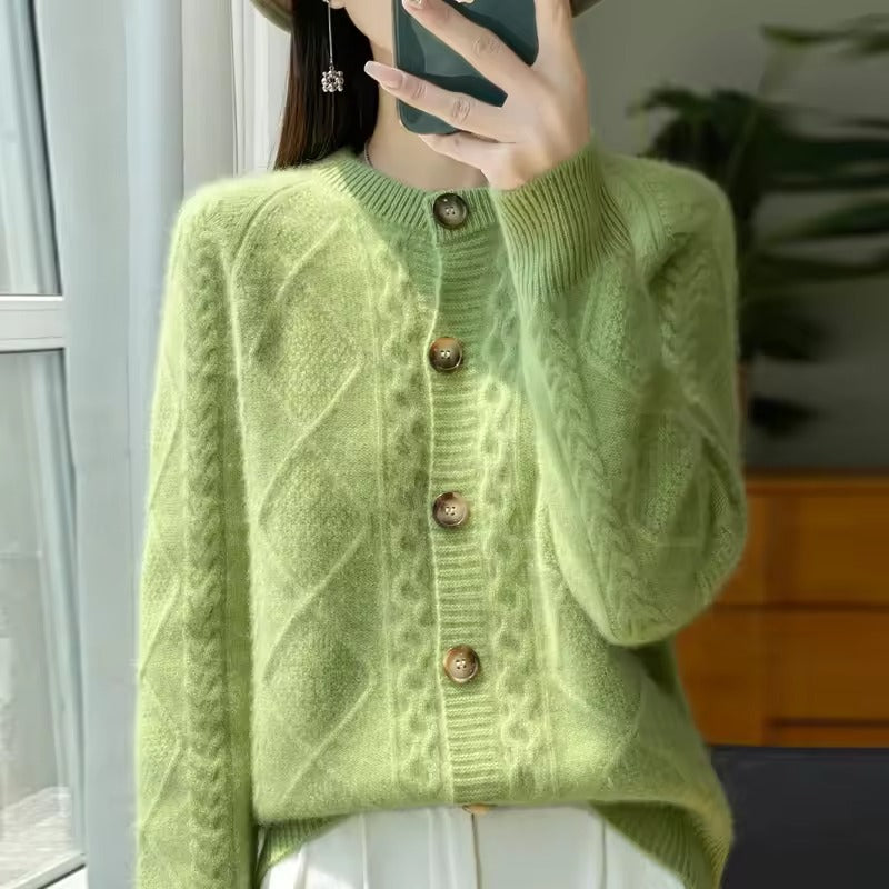 Veste Katrin tricotée avec boutons