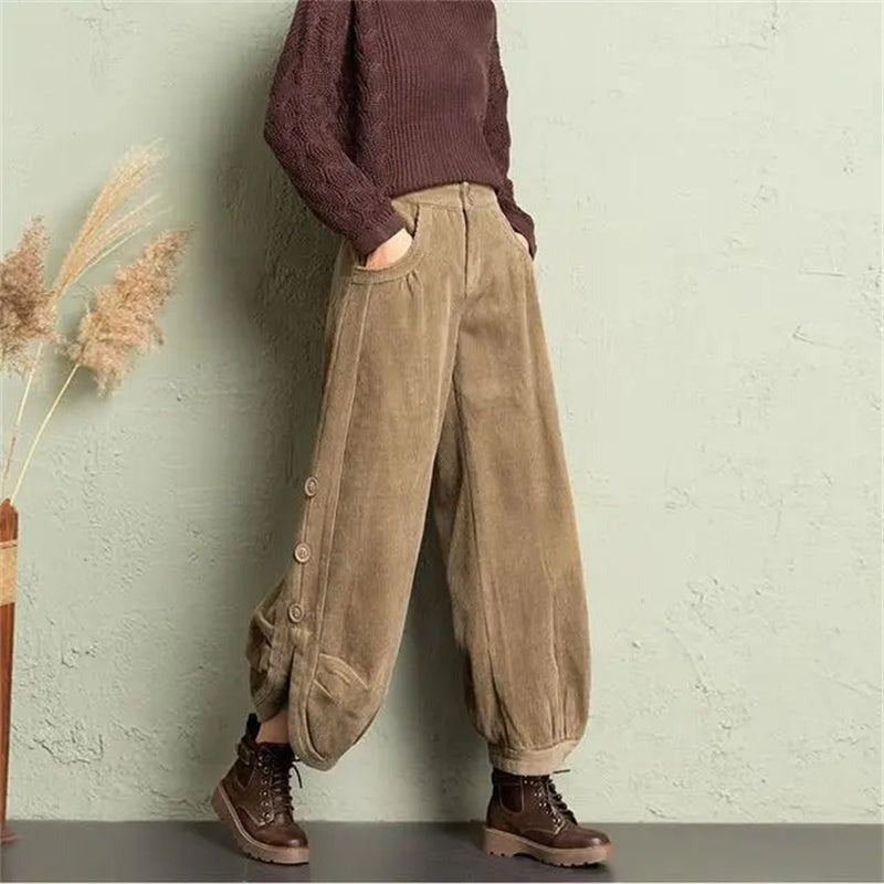 Pantalon en gros velours côtelé BEATE