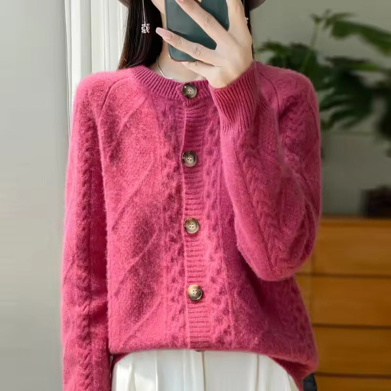 Veste Katrin tricotée avec boutons