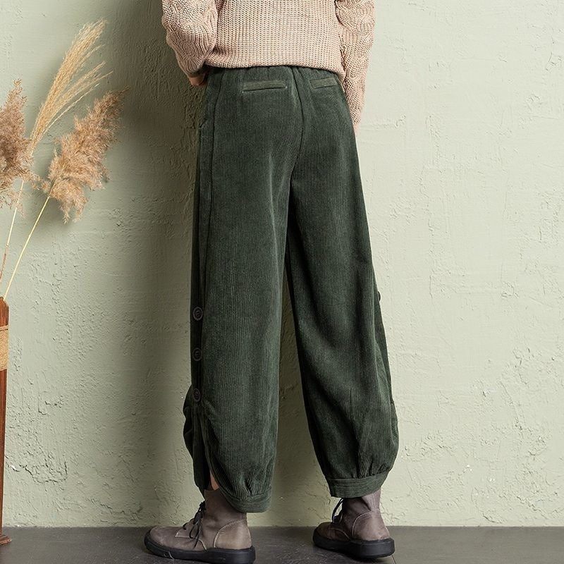 Pantalon en gros velours côtelé BEATE