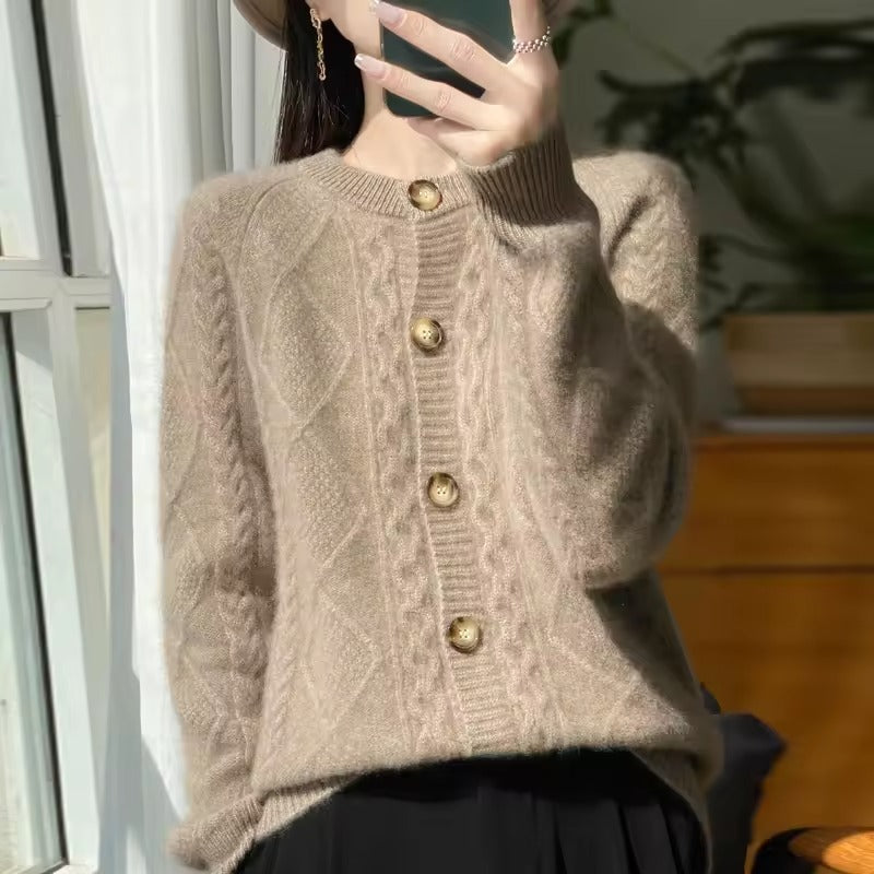 Veste Katrin tricotée avec boutons