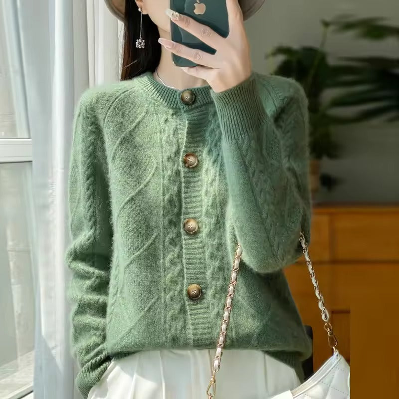 Veste Katrin tricotée avec boutons