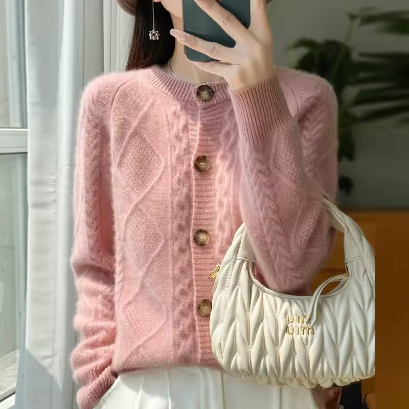 Veste Katrin tricotée avec boutons