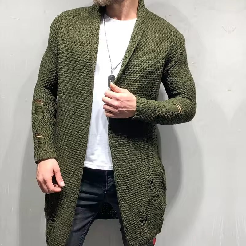 FLORIAN:  Leichte, lange Strickjacke