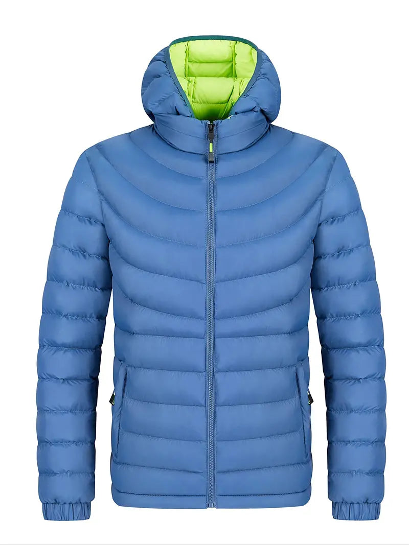 Berg-Feldt | Herrenjacke mit Hohem Kragen Gefüttert für Herbst und Winter