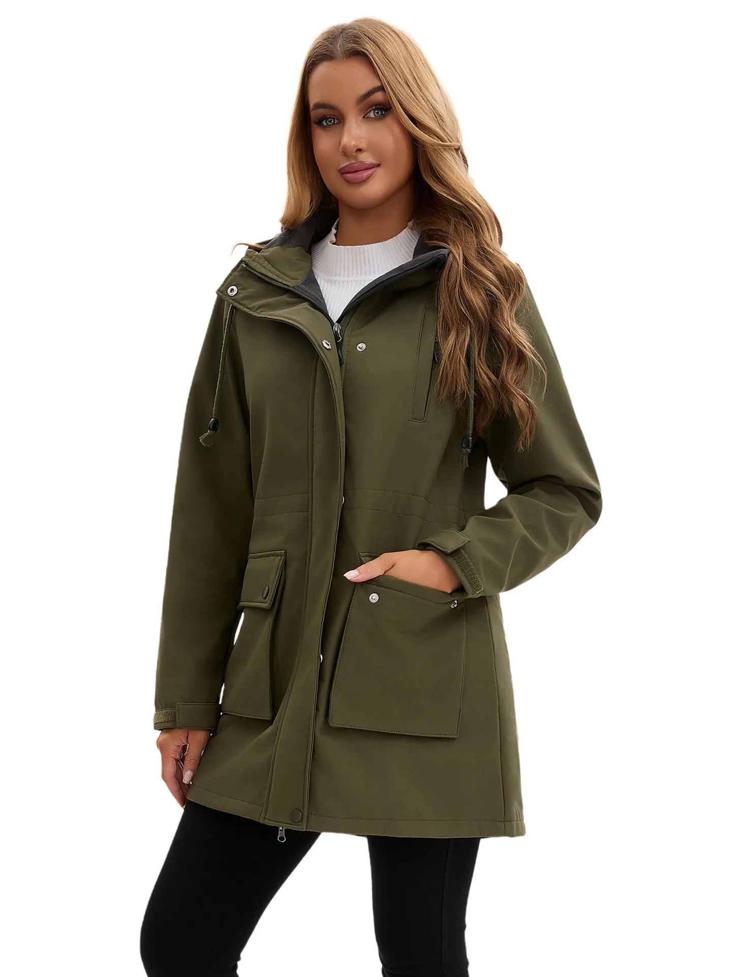 Berg-Feldt | Veste softshell à capuche imperméable Elina pour femme