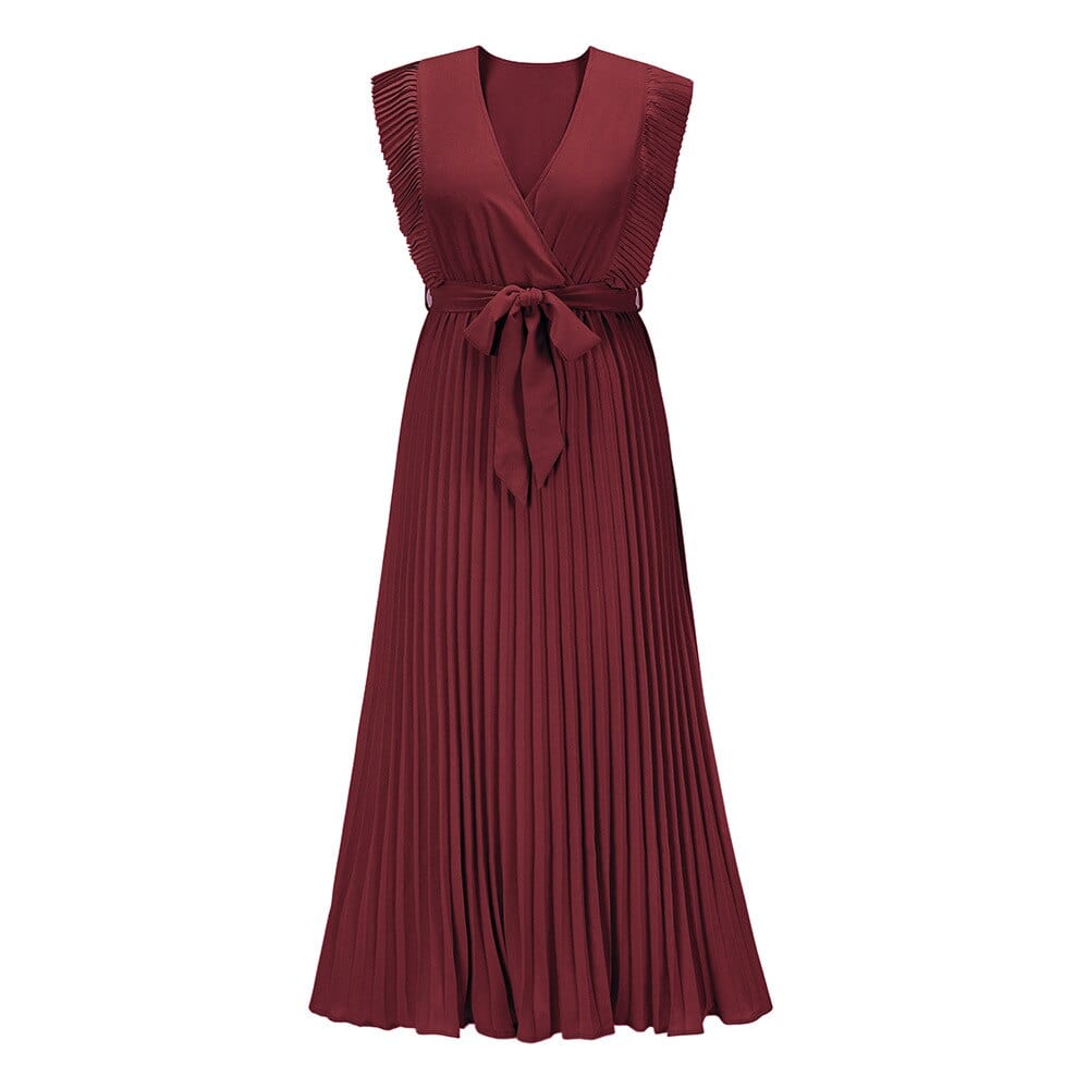 Robe de soirée Bohème Rouge Foncé – Hadi