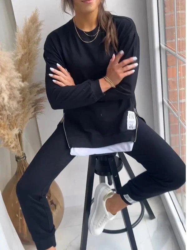BELINDA: Ensemble sweat-shirt ample et jogging