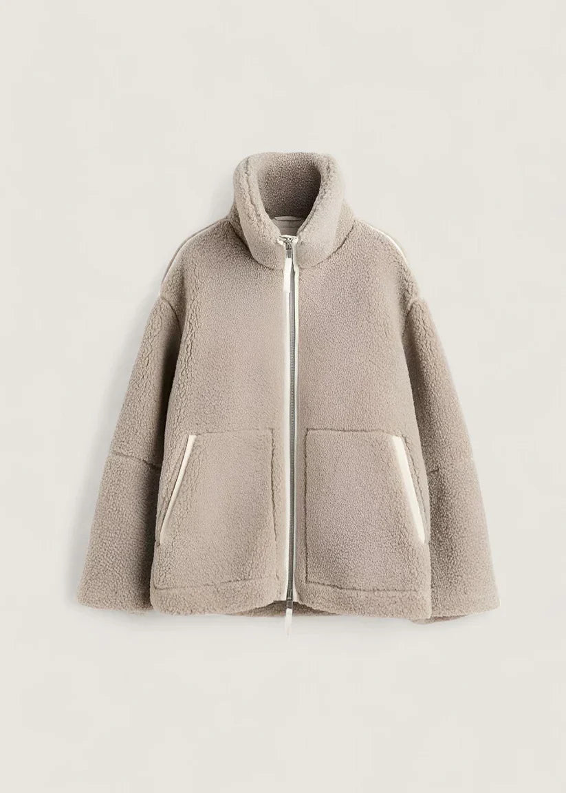 Berg-Feldt | Fleecejacke Creme