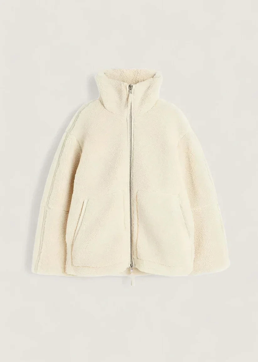 Berg-Feldt | Fleecejacke Creme