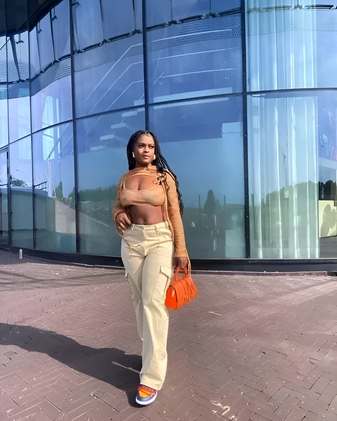 Pantalon cargo avec taille ajustable