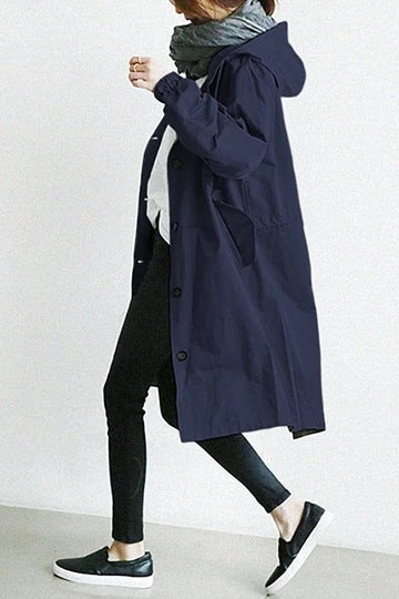 Berg-Feldt | Trenchcoat - stilvoller langer Damenmantel