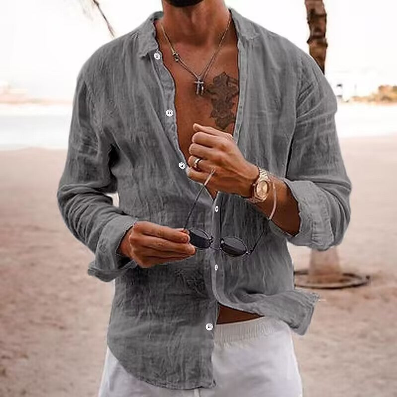 Chemise décontractée en coton pour hommes - Pavlo