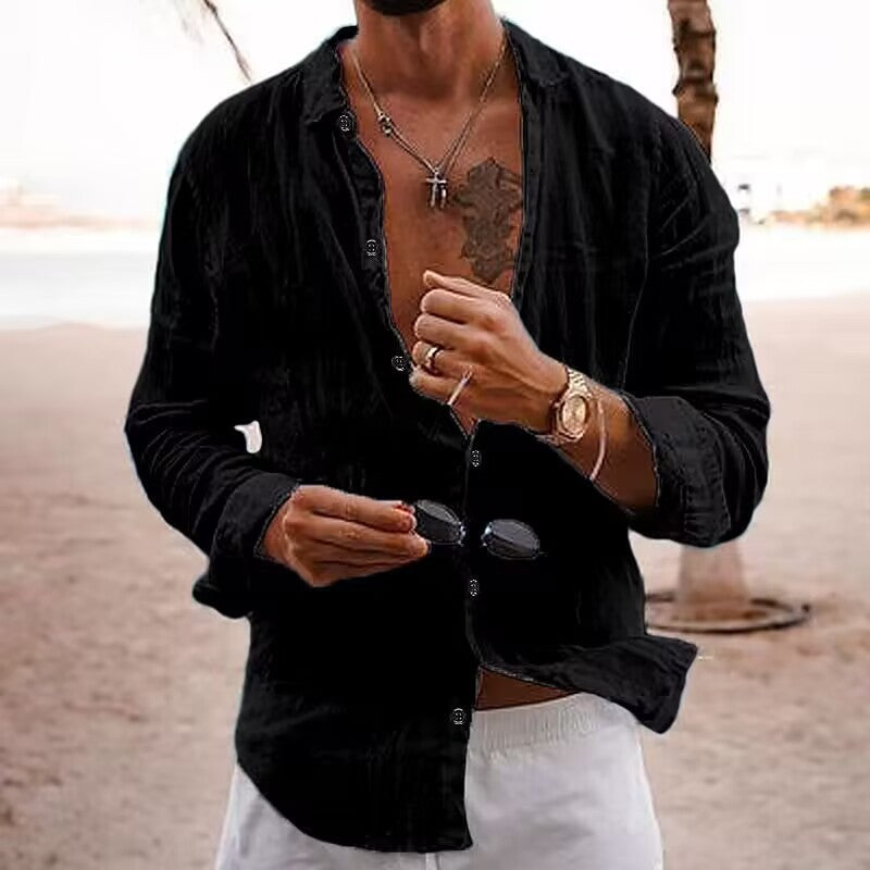 Chemise décontractée en coton pour hommes - Pavlo