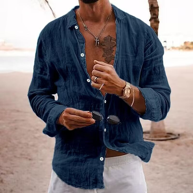 Chemise décontractée en coton pour hommes - Pavlo