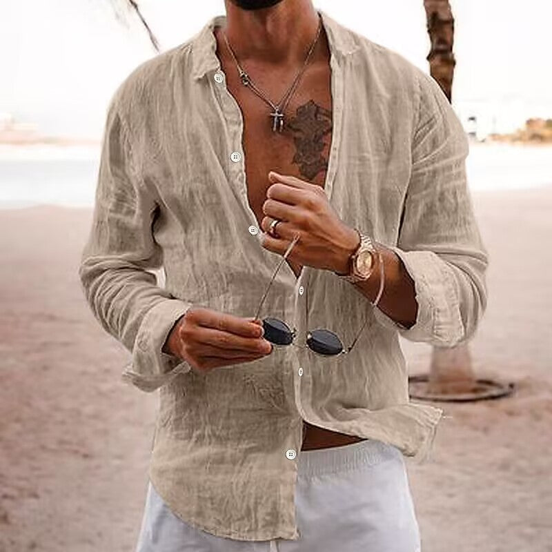 Chemise décontractée en coton pour hommes - Pavlo