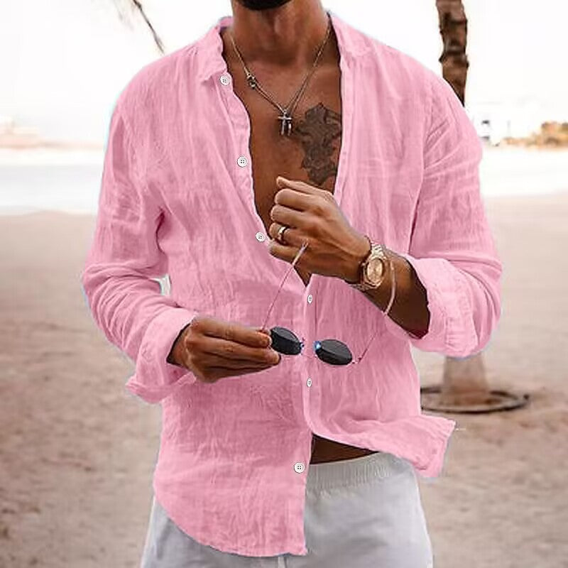 Chemise décontractée en coton pour hommes - Pavlo