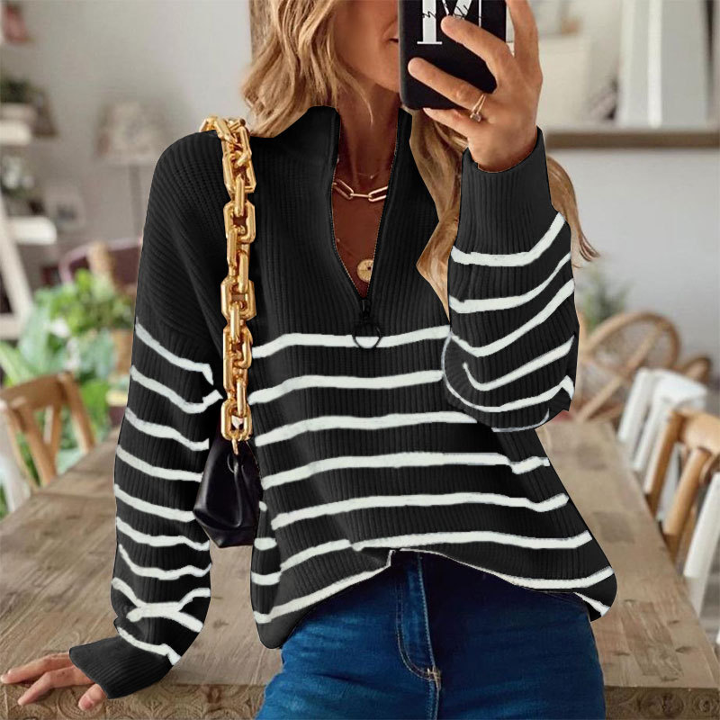 Berg-Feldt | Sweatshirt Gestreiftes Muster