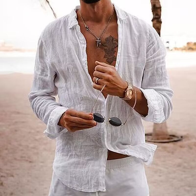 Chemise décontractée en coton pour hommes - Pavlo