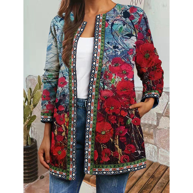 Veste à imprimé floral de Géorgie