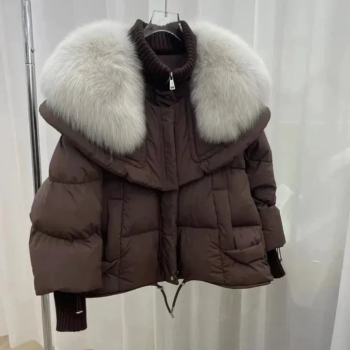 Berg-Feldt | Doudoune chaude matelassée en fourrure pour femme