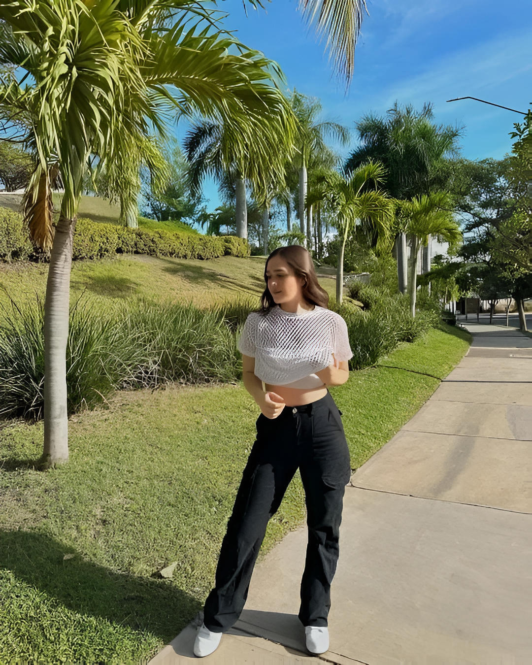 Pantalon cargo avec taille ajustable