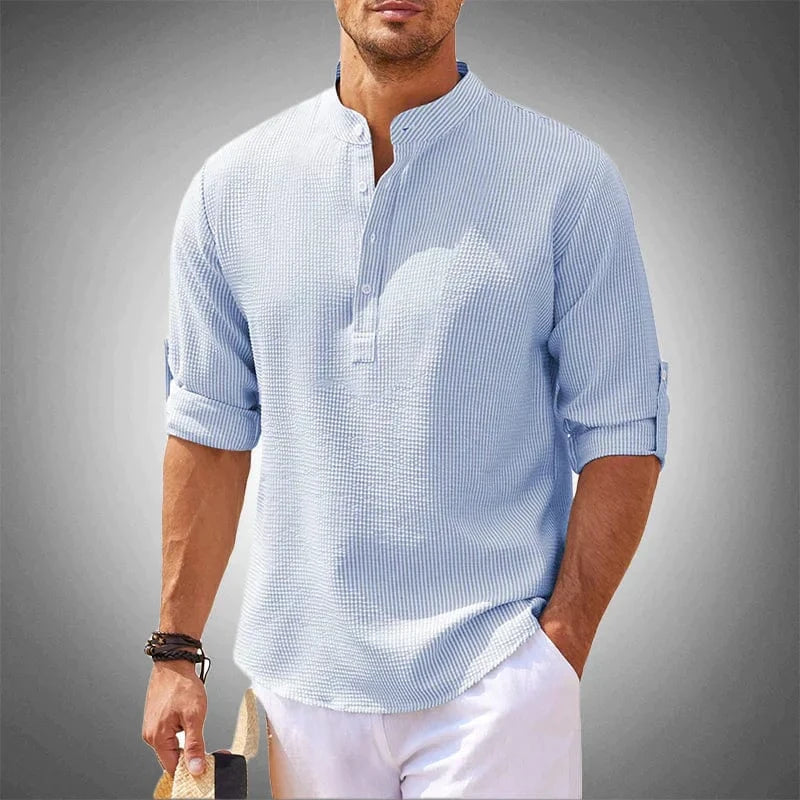 AXEL: Chemise à col montant