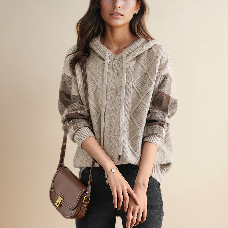 Berg-Feldt | Strickpullover mit Kabelmuster Weich und Warm Perfekt für Herbst und Winter
