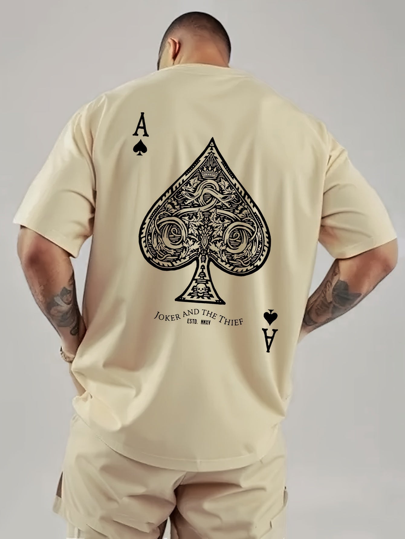 T-shirt d'été berg-feldt imprimé As de Pique Vendanges