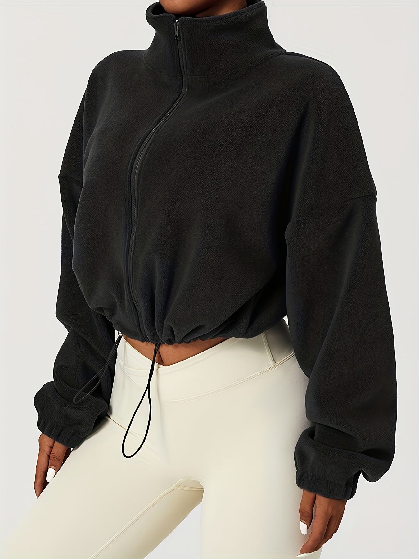 Berg-Feldt | Fleece Crop Jacke